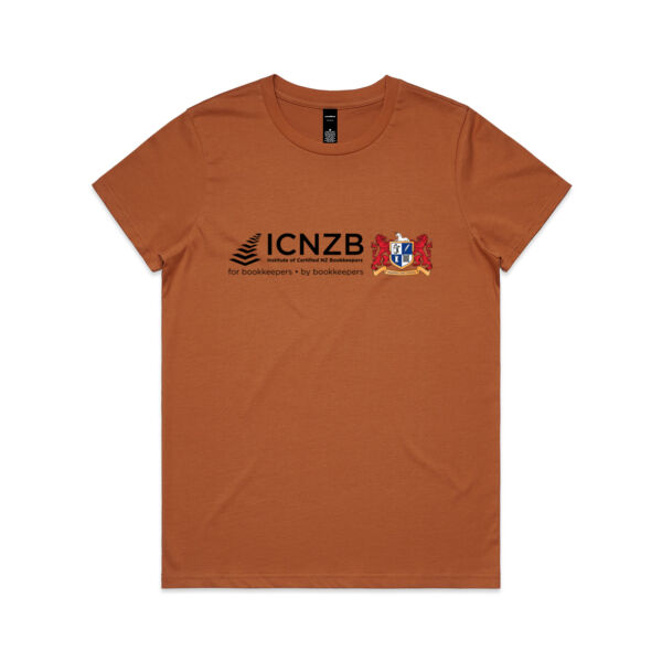 ICNZB (black logo) - Womens Maple Tee Thumbnail