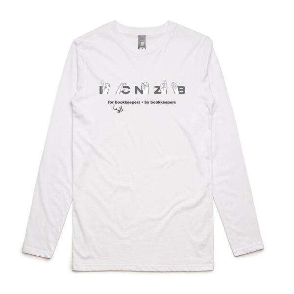 US Sign language - Mens Ink Longsleeve Tee Thumbnail