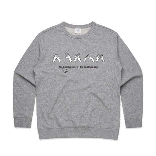 NZ Sign language - Womens Premium Crew Thumbnail