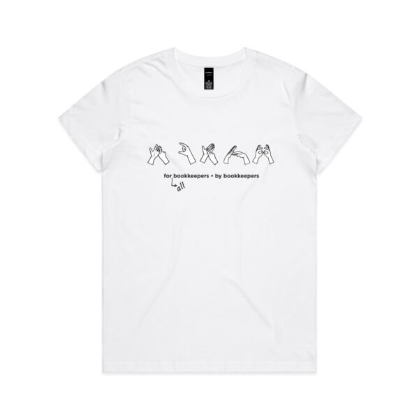 NZ Sign language - Womens Maple Tee Thumbnail