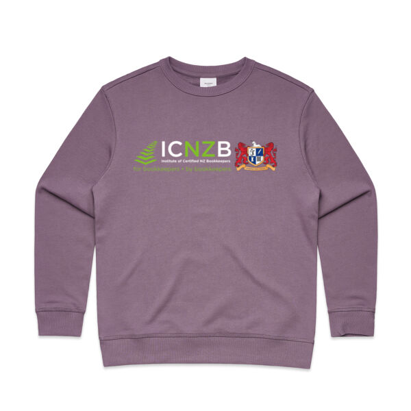 Womens Premium Crew (green/white logo) Thumbnail